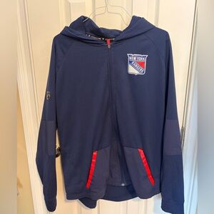 NY Rangers Zip-Up Hoodie